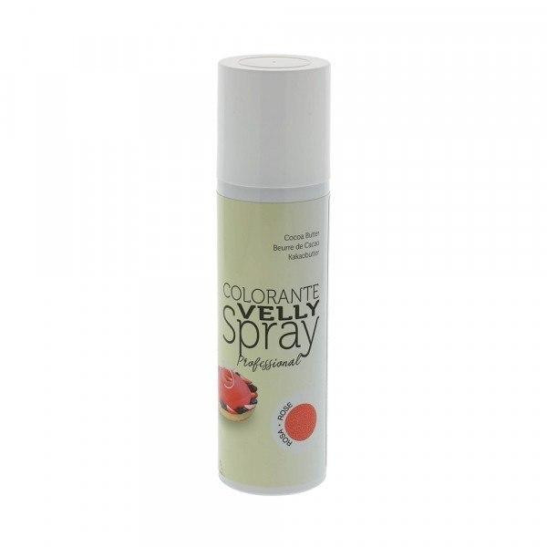 Spray alimentaire effet velours rouge 250 mL - Velly Spray