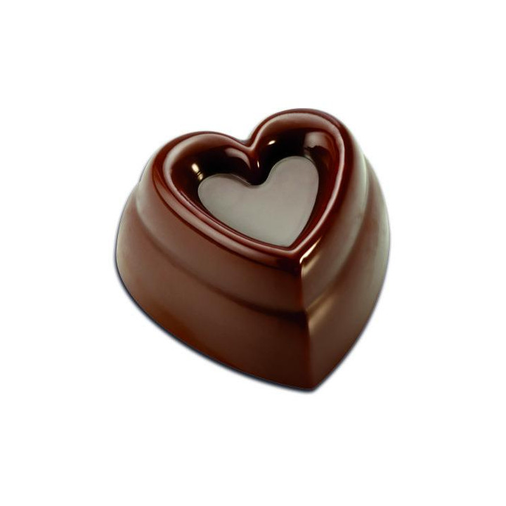 Moule Forme Coeur Pour Chocolat En Polycarbonate