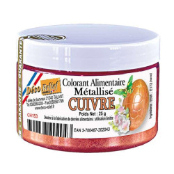 Colorant alimentaire metallisé or - 25 g