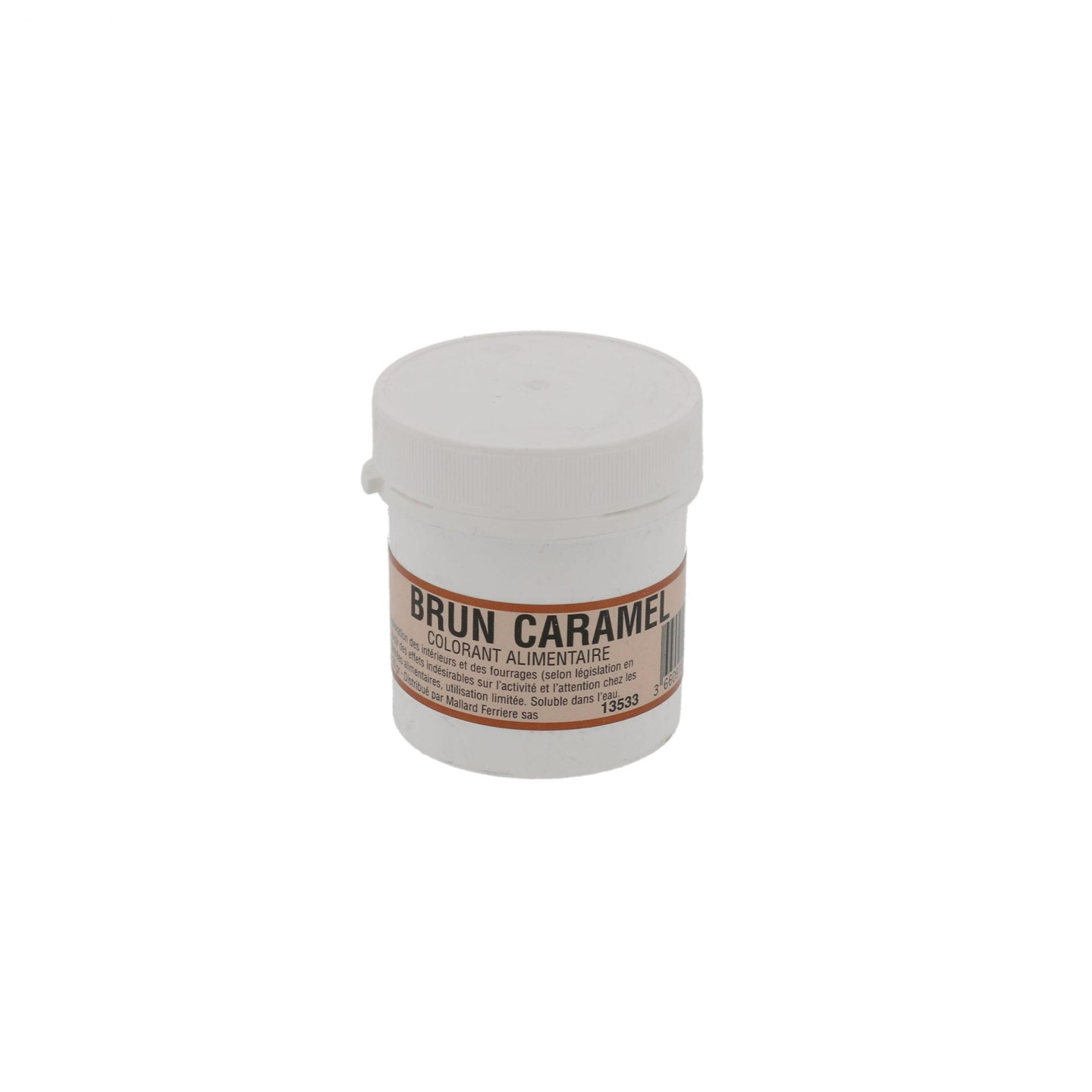 Colorant alimentaire brun caramel - hydrosoluble - 10 g