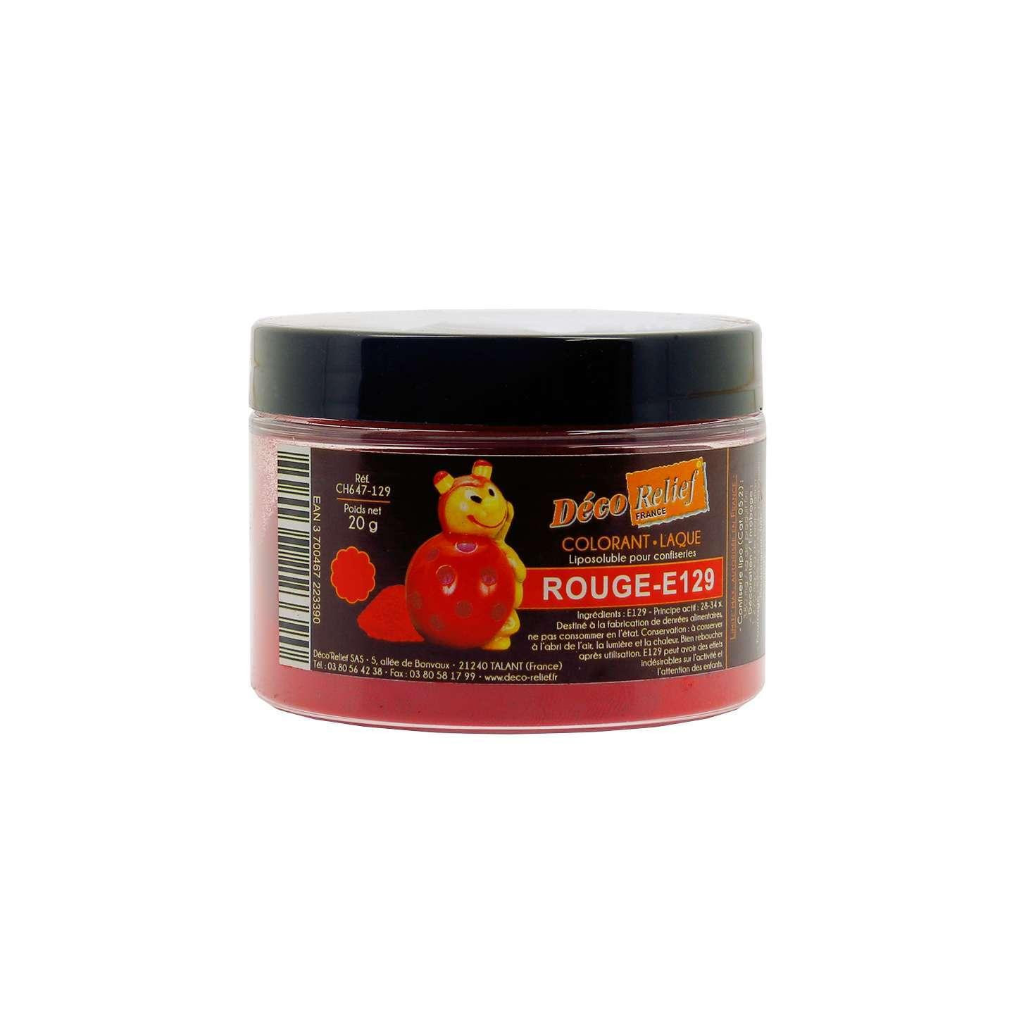 Colorant alimentaire naturel liposoluble rouge - 20g