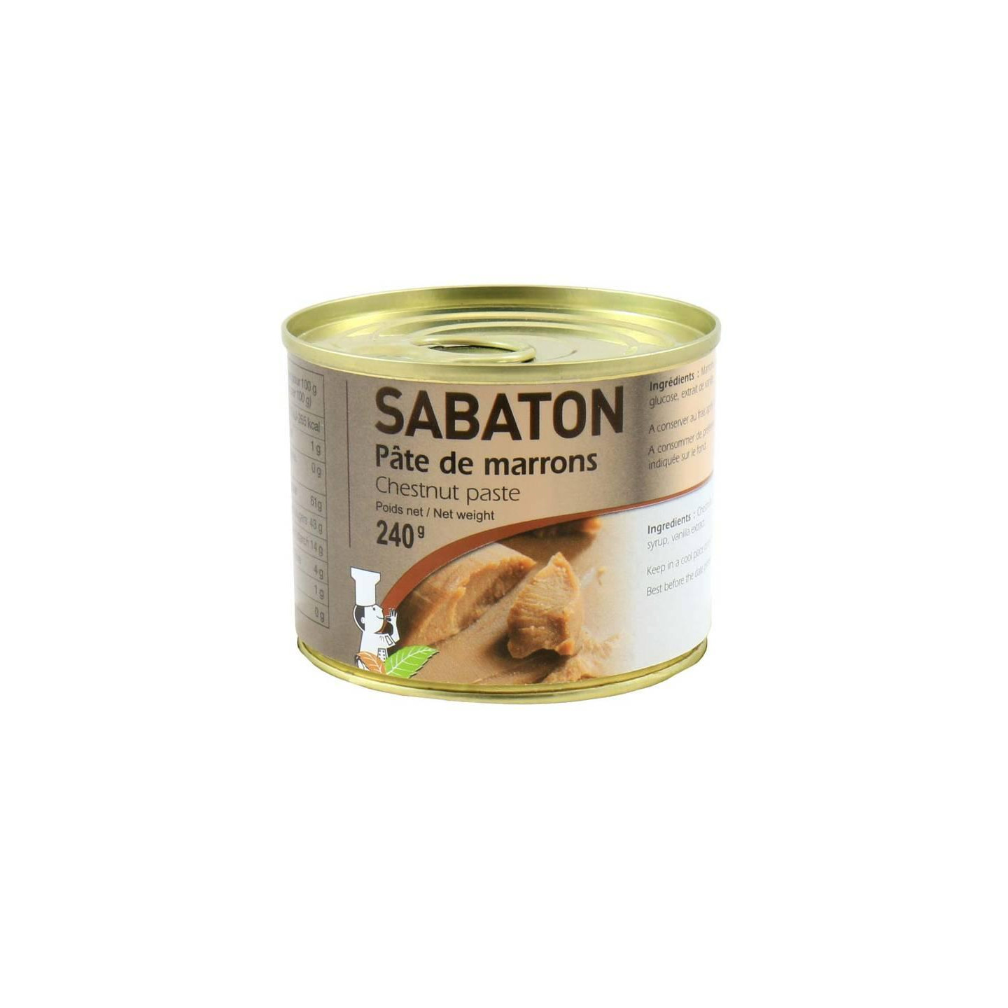 Pâte de marron 1kg - Sabaton - MaSpatule