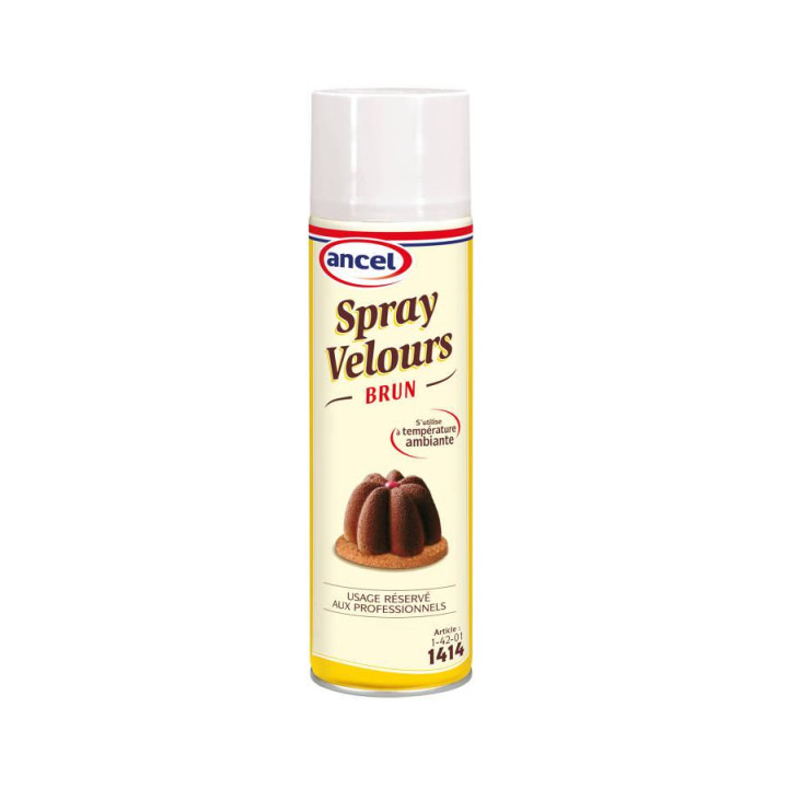 Beurre de cacao brun en spray velours - ANCEL - Spray de 500 ml