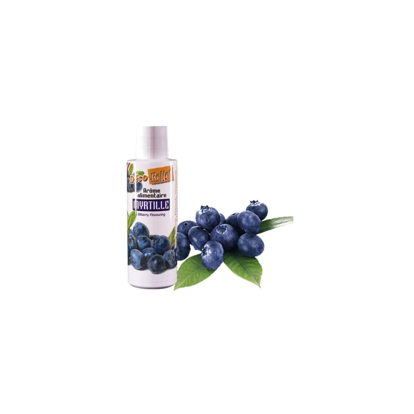 Arme alimentaire pour ptisserie : got myrtilles - flacon de 125ml
