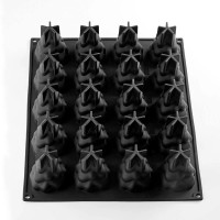 Moule Cuisine Résistant Chaud Froid Moule En Silicone Sapin De Noël Pour Décoration Gâteaux - Résistant -40°C à 230°C - Pour Pâte à Sucre, Chocolat, Argile
