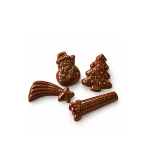 Moule chocolat fritures de Noël