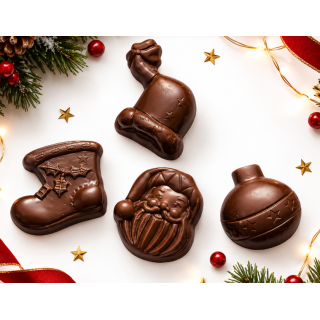 Moule chocolat friture de Noël - Cacao Barry