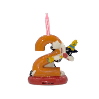 porte bougie céramique Happy tunes gros minet