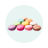 Pièce montée de macarons