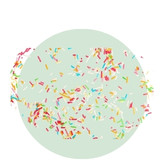 Vermicelles et décors sucrés