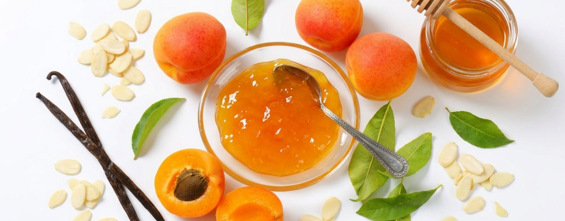 Confiture d'abricot amande et vanille