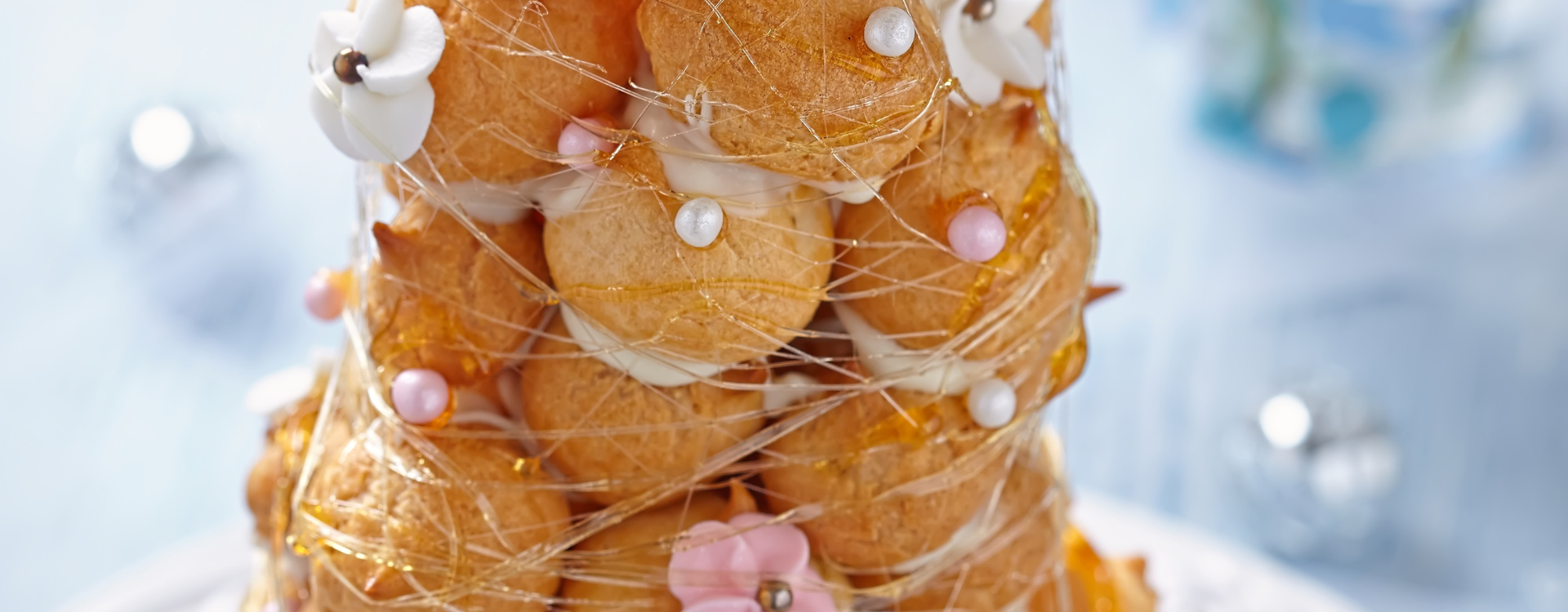 Recette de Croquembouche Rosée Fleurie