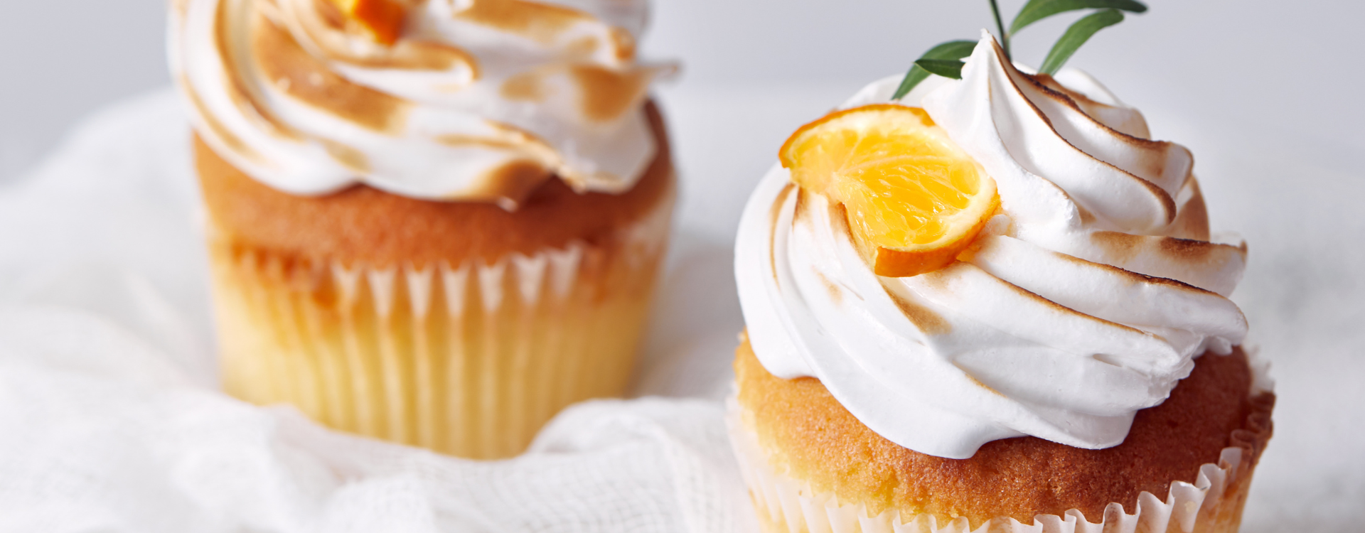 Cupcakes meringués et lemon curd