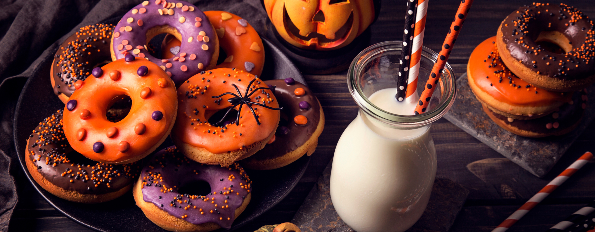 Donuts pralinés d'halloween