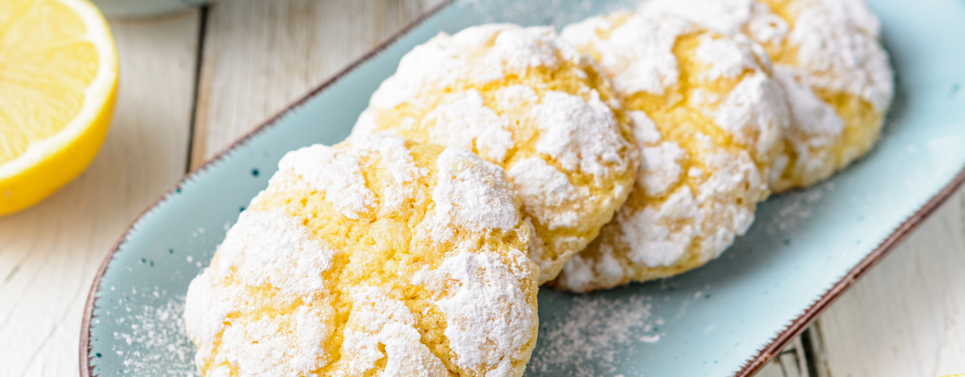 Recette de Lemon Crinkle Cookies