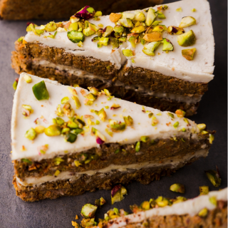 Carrot Cake à la pistache