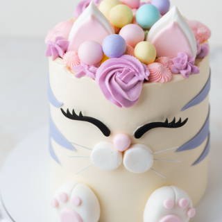 Cake Design Chat Pastel