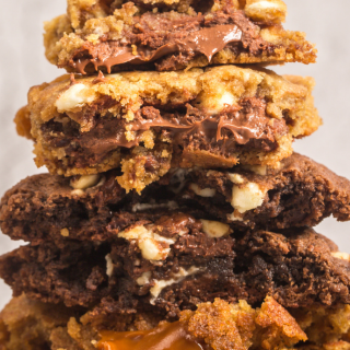 Recette de cookie moelleux caramel et chocolat