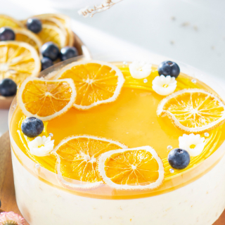 Recette Entremets Mandarine Myrtille