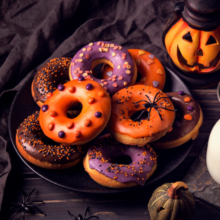 Donuts pralinés d'halloween