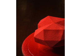 Cœur origami chocolat & framboise