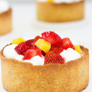 Tarte fraise et mangue